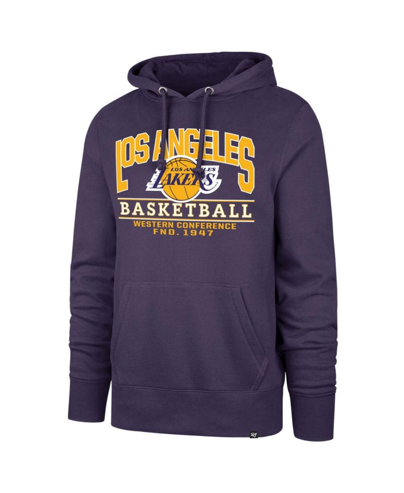 47 Brand Men's Purple Los Angeles Lakers Big & Tall Good Call Headline Pullover Hoodie