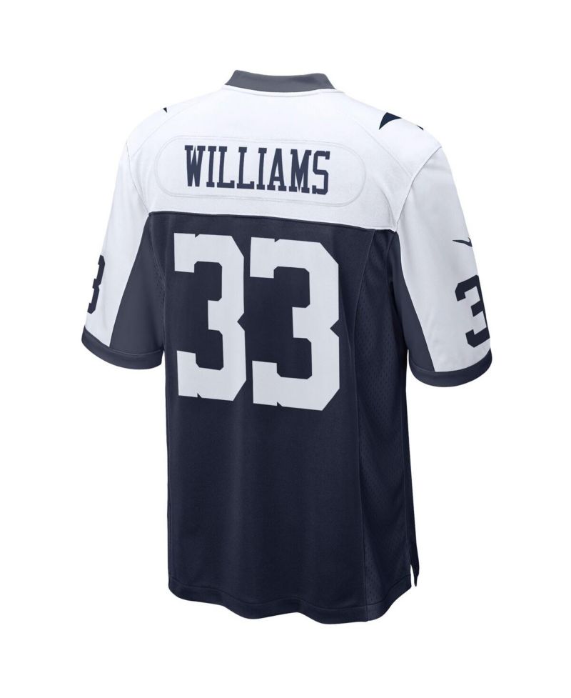 Men's Javonte Williams Navy Dallas Cowboys Alternate Game Jersey