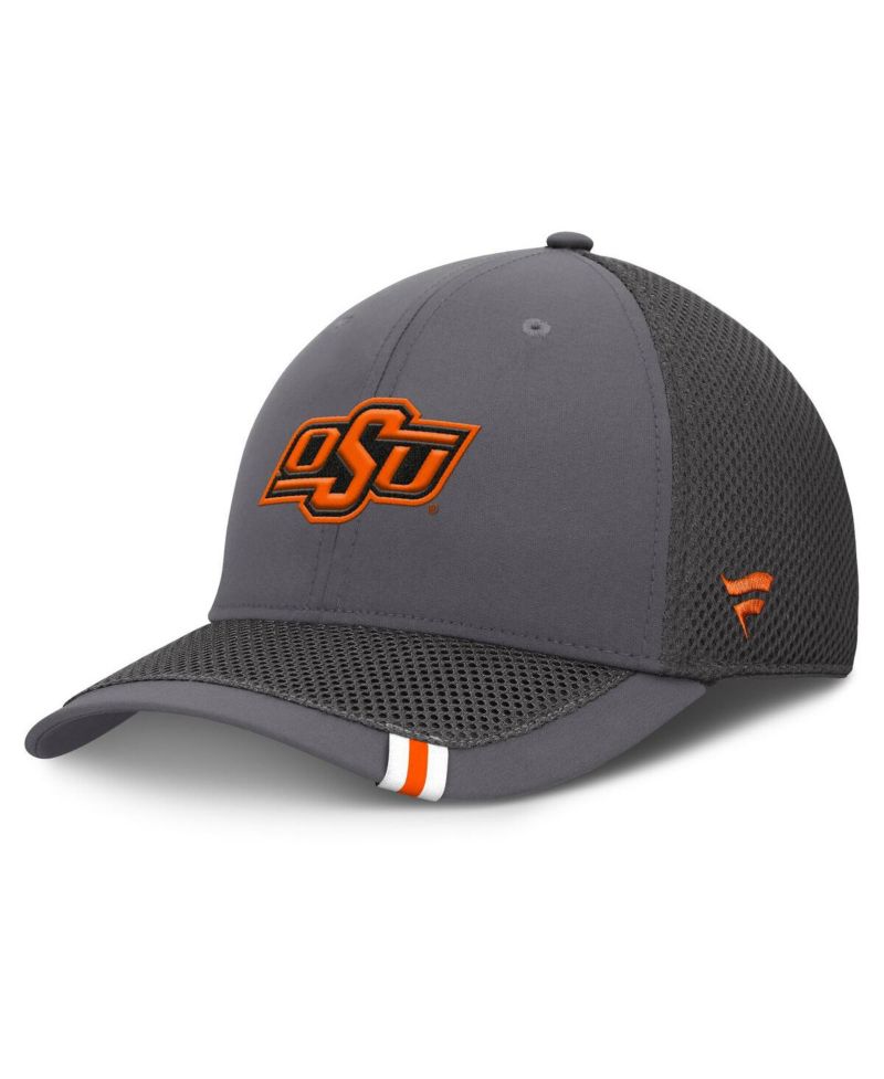Men's Gray Oklahoma State Cowboys Clincher Flex Hat