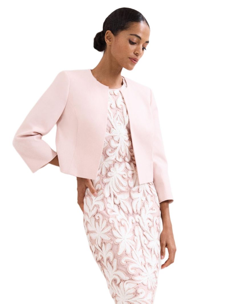 Women's Elizabeth Cropped Round Neck Jacket