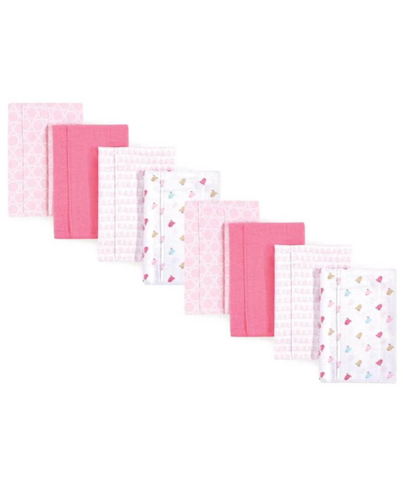 Durable Flannel Fabric Burp Cloths Poly-Cotton Assortment