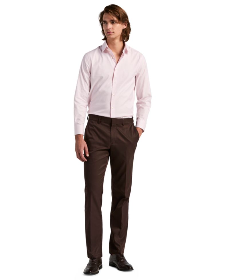Men's Flat Front Modern-Fit Dress Pants