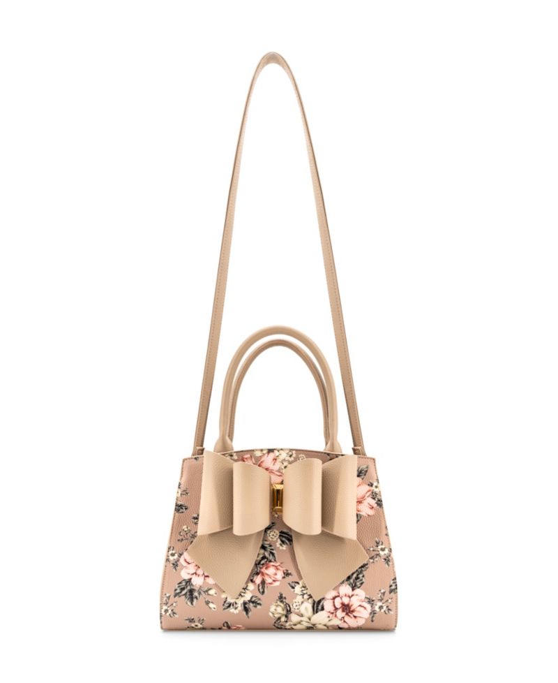 Rosalie Bow Top Handle Medium Satchel Handbag