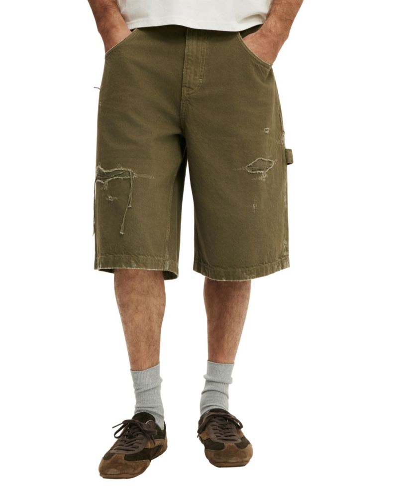 Men's Y2K Super Baggy Jort Shorts, 13" Inseam