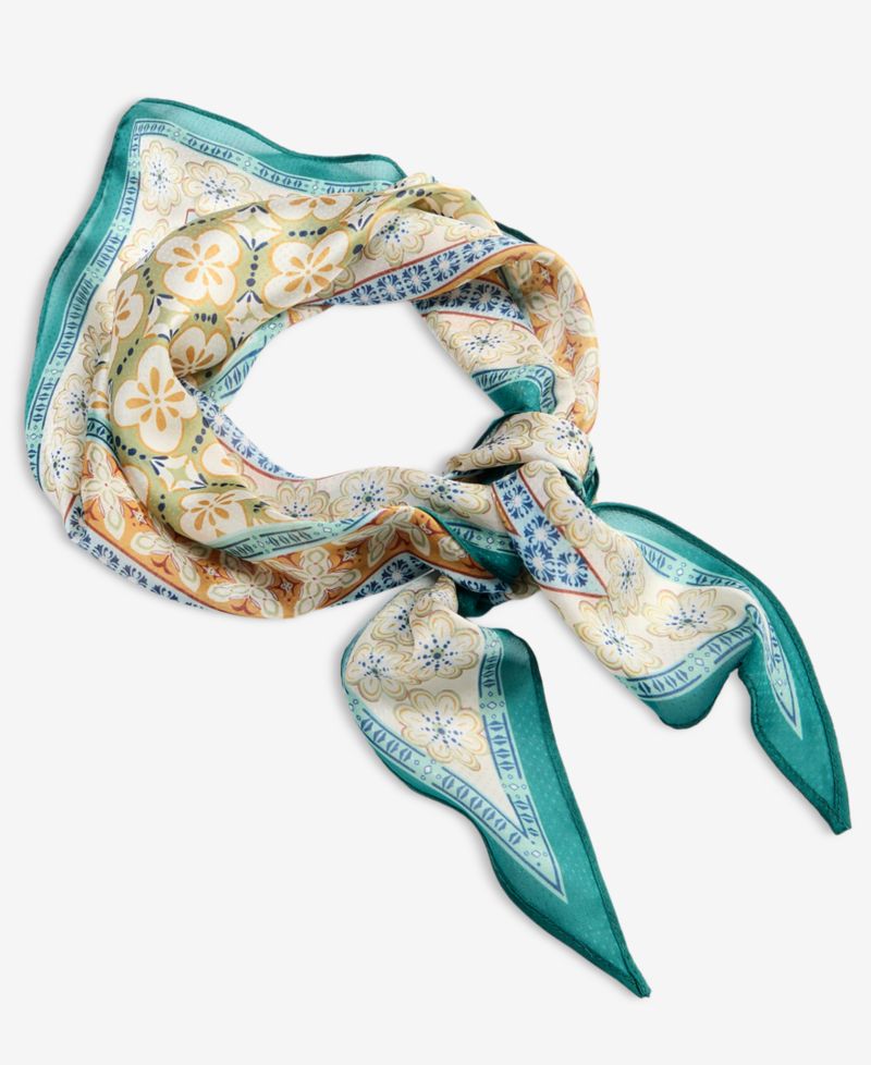 Multi-Pattern Triangle Scarf