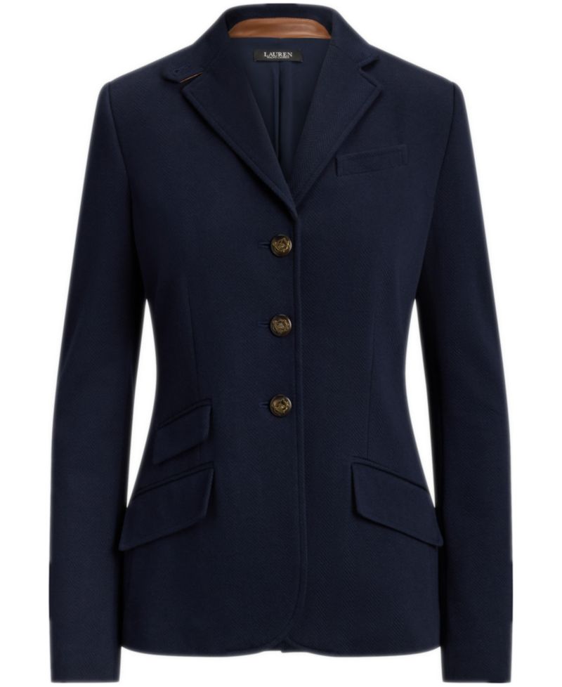 Women's Herringbone Notch Lapel Blazer