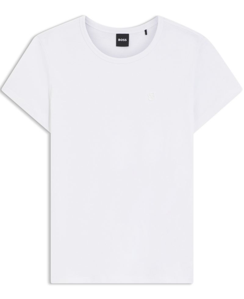 BOSS by Women's Evyta Slim-Fit Embroidered Logo T-Shirt
