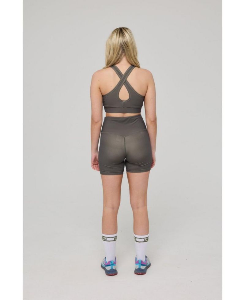 Women's Infinite High Waisted Shorts - Khaki