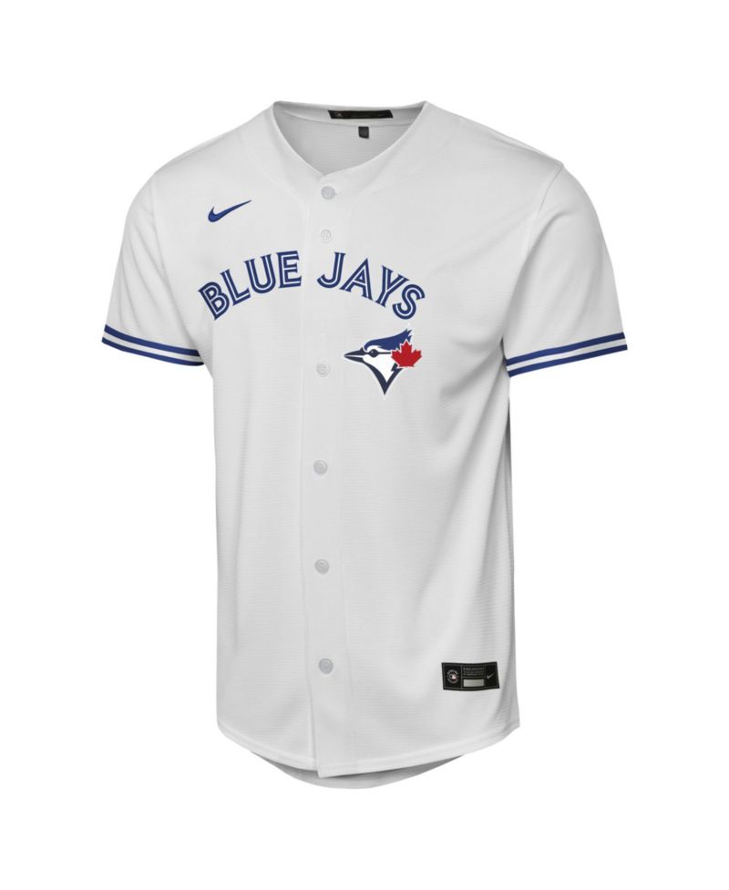 Big Boys and Girls Trey Yesavage White Toronto Blue Jays Home Baseline Jersey