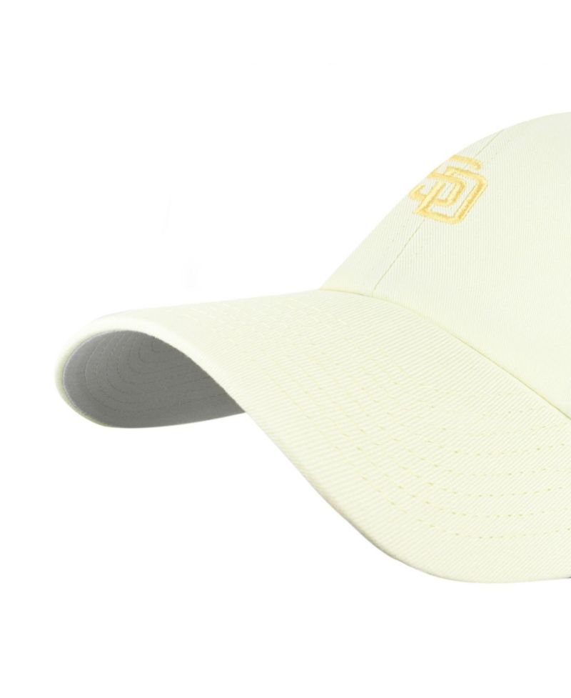 Men's and Women's Yellow San Diego Padres Pastel Clean Up Adjustable Hat