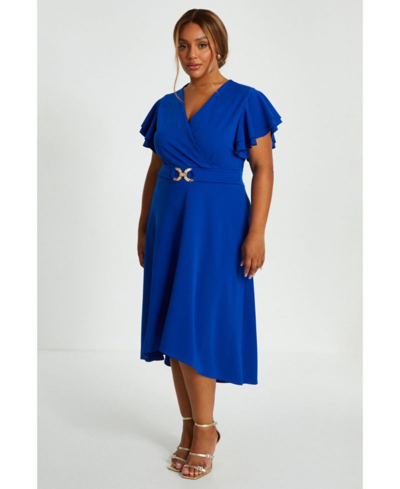 Women's Plus Size Dip Hem Dress