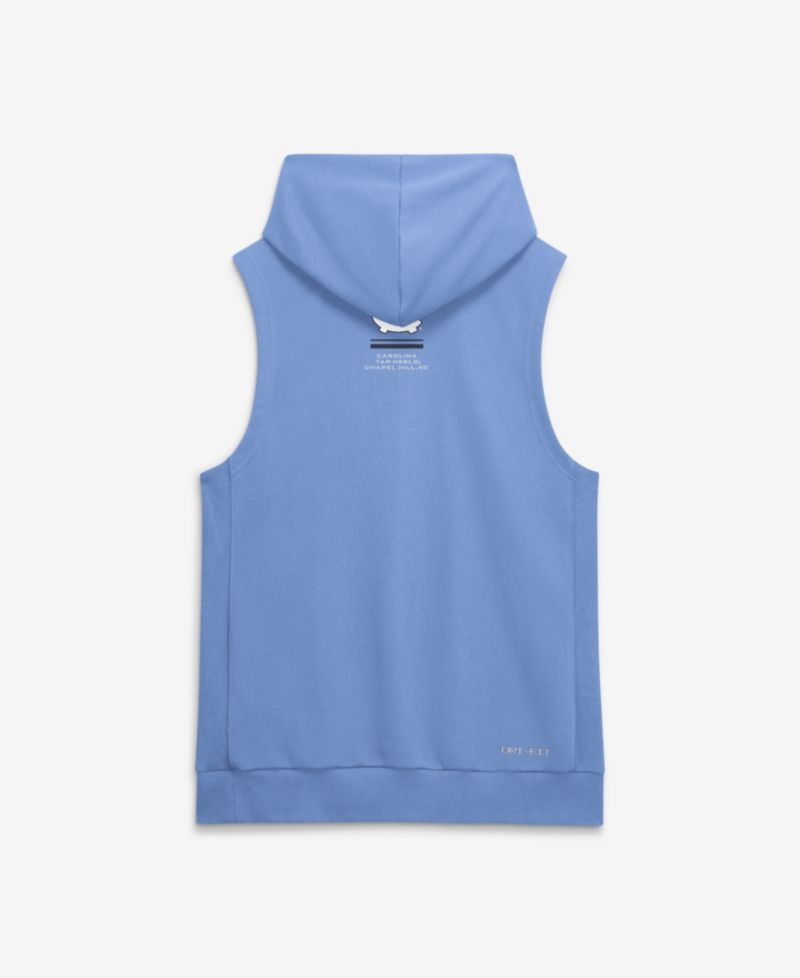 Men's Carolina Blue North Carolina Tar Heels 2026 Sideline Sleeveless Dri-FIT Hoodie