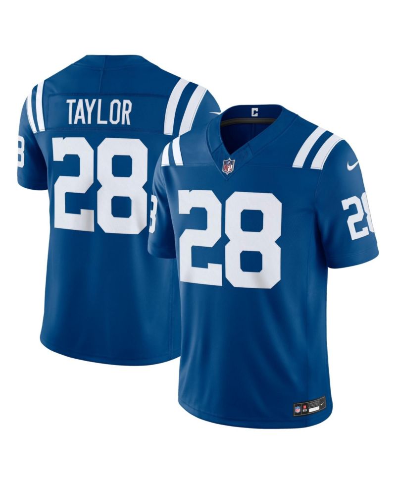 Men's Jonathan Taylor Royal Indianapolis Colts Vapor F.U.S.E. Stitched Limited Jersey