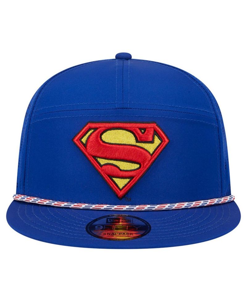 Men's Blue Superman 9FIFTY Adjustable Hat