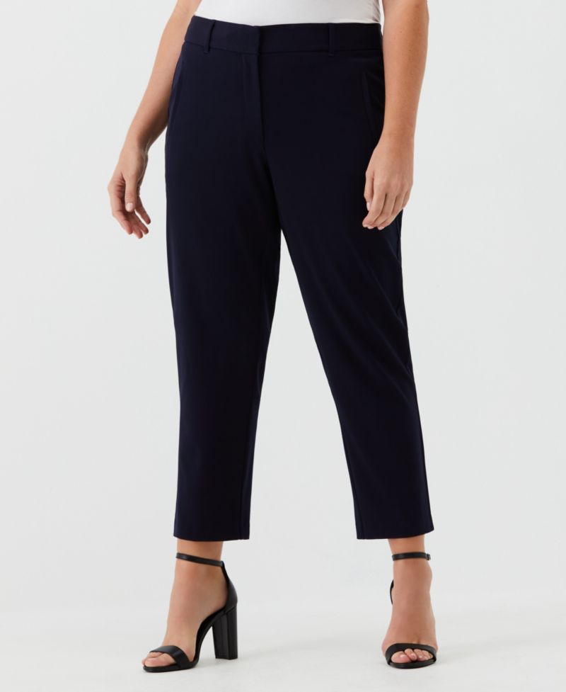 Petite Straight Leg Ankle Pants