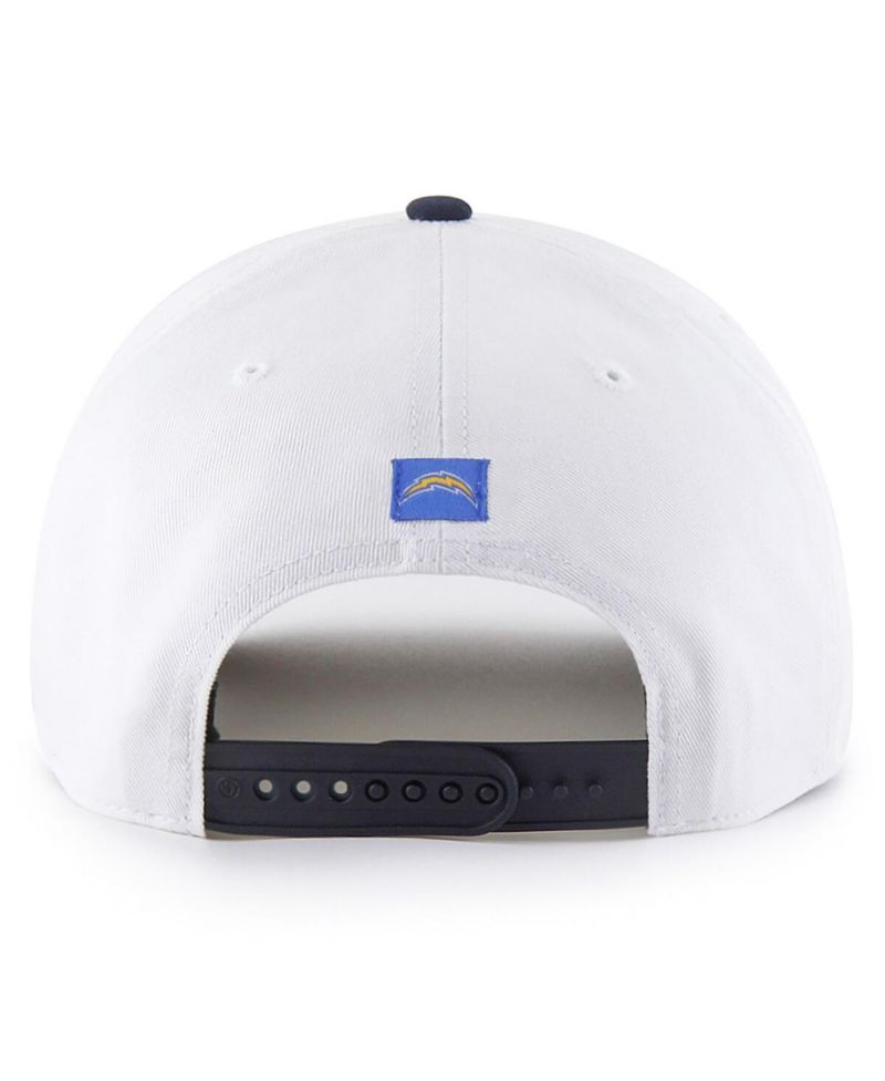 Men's White Los Angeles Chargers Patriotic Overhand Hitch Adjustable Hat
