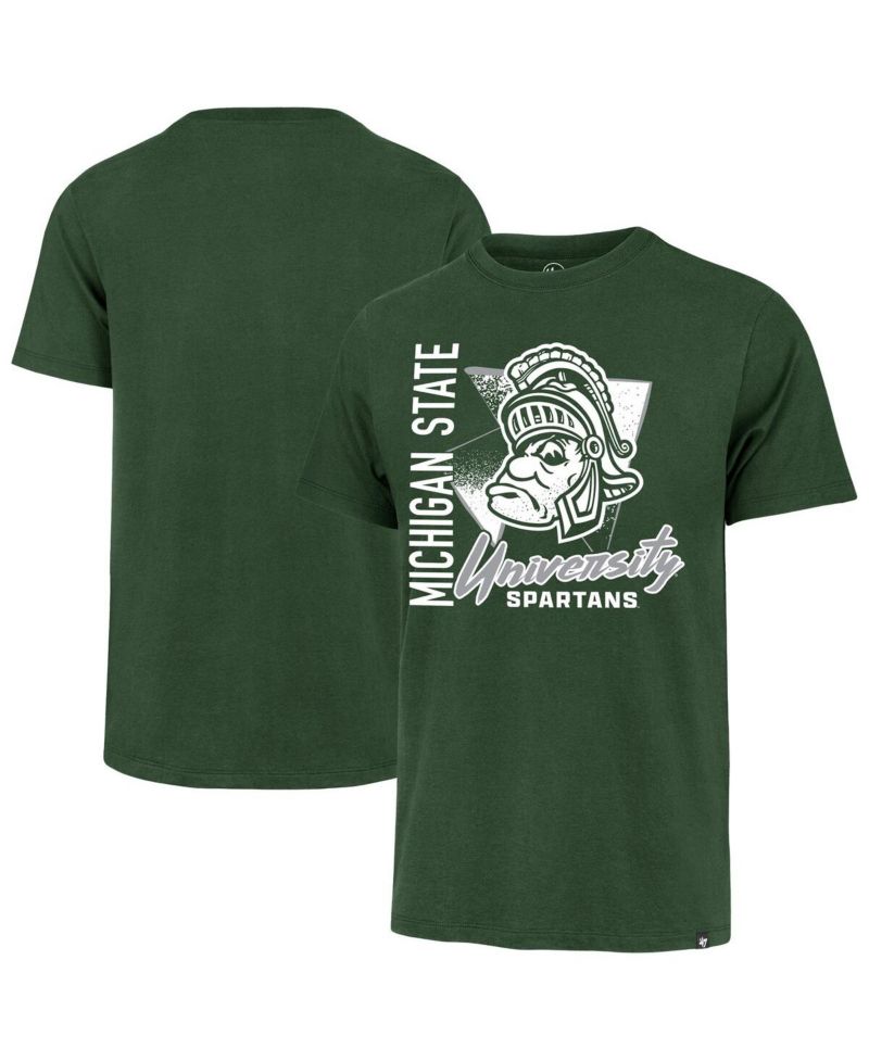Men's Green Michigan State Spartans Side Arm Franklin T-Shirt