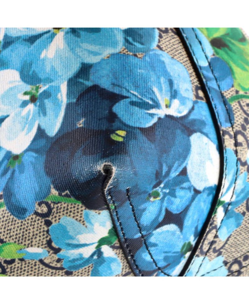 Medium Reversible Tote Blooms GG Print Leather