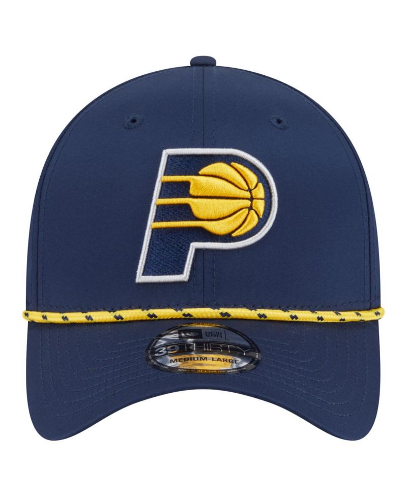 Men's Navy Indiana Pacers Featherweight Poly Rope Flex 39Thirty Hat
