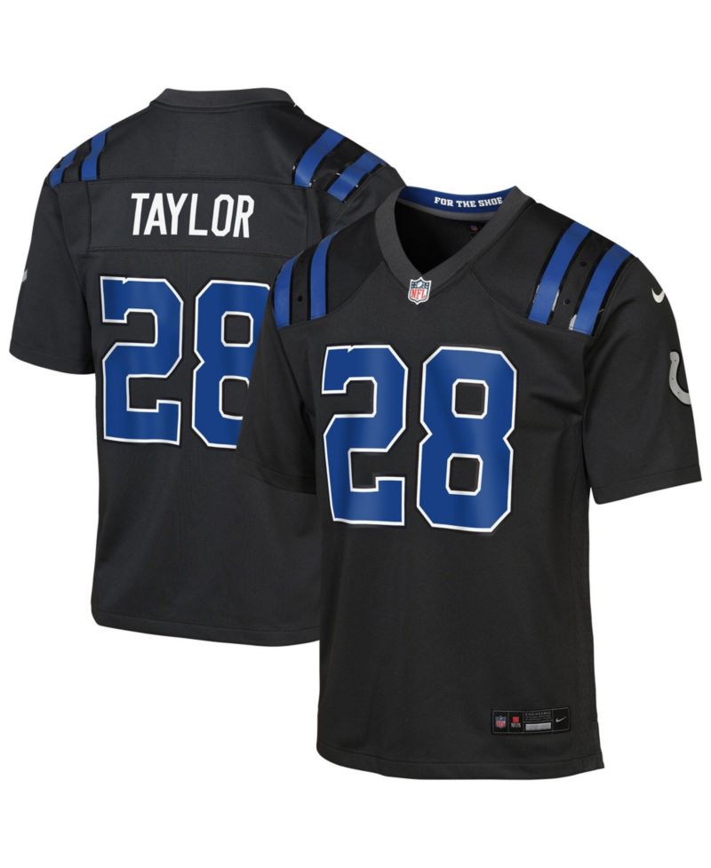 Big Boys and Girls Jonathan Taylor Anthracite Indianapolis Colts 2026 Rivalries Collection Game Jersey