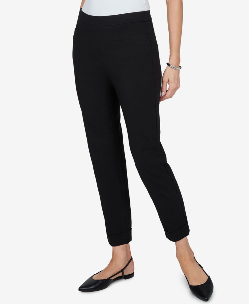 Petite Classics Pull-On Cropped & Ankle Pants