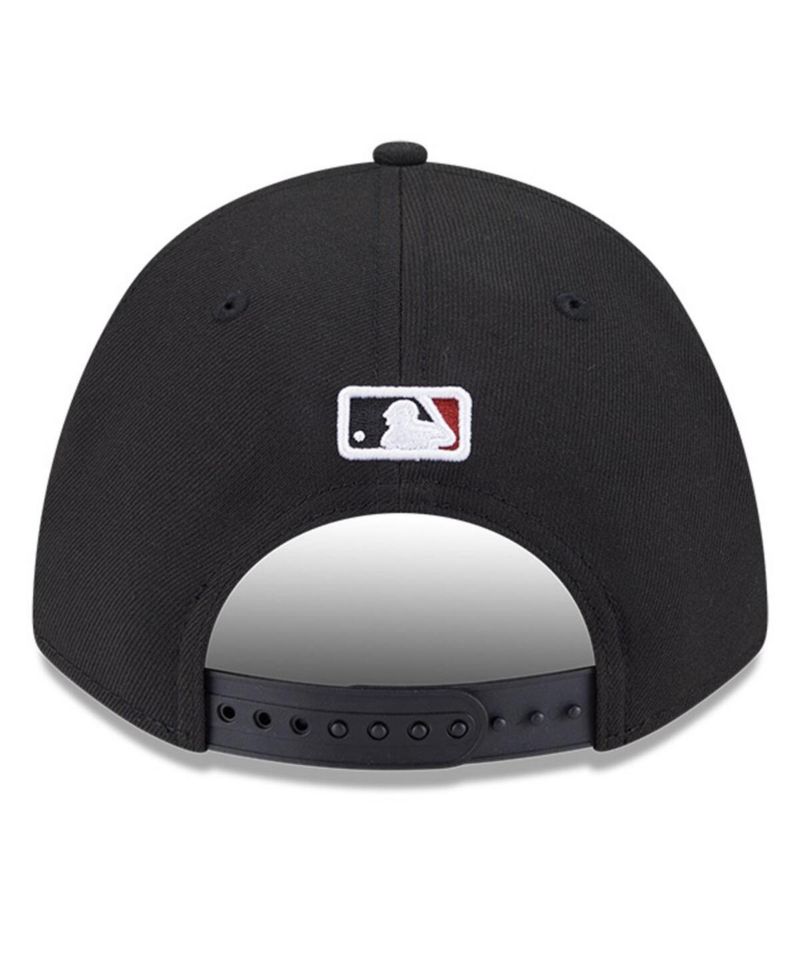 Men's Black Arizona Diamondbacks Player Replica 9FORTY Adjustable Hat