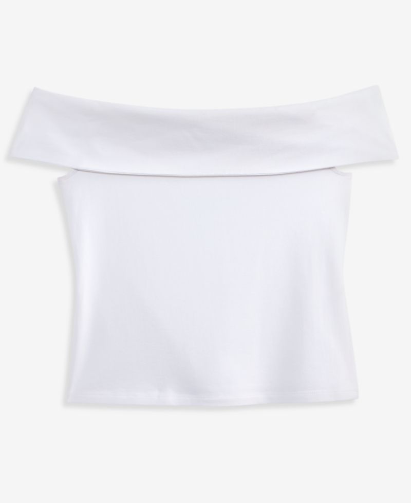 Women's Off-The-Shoulder Jersey Knit Top