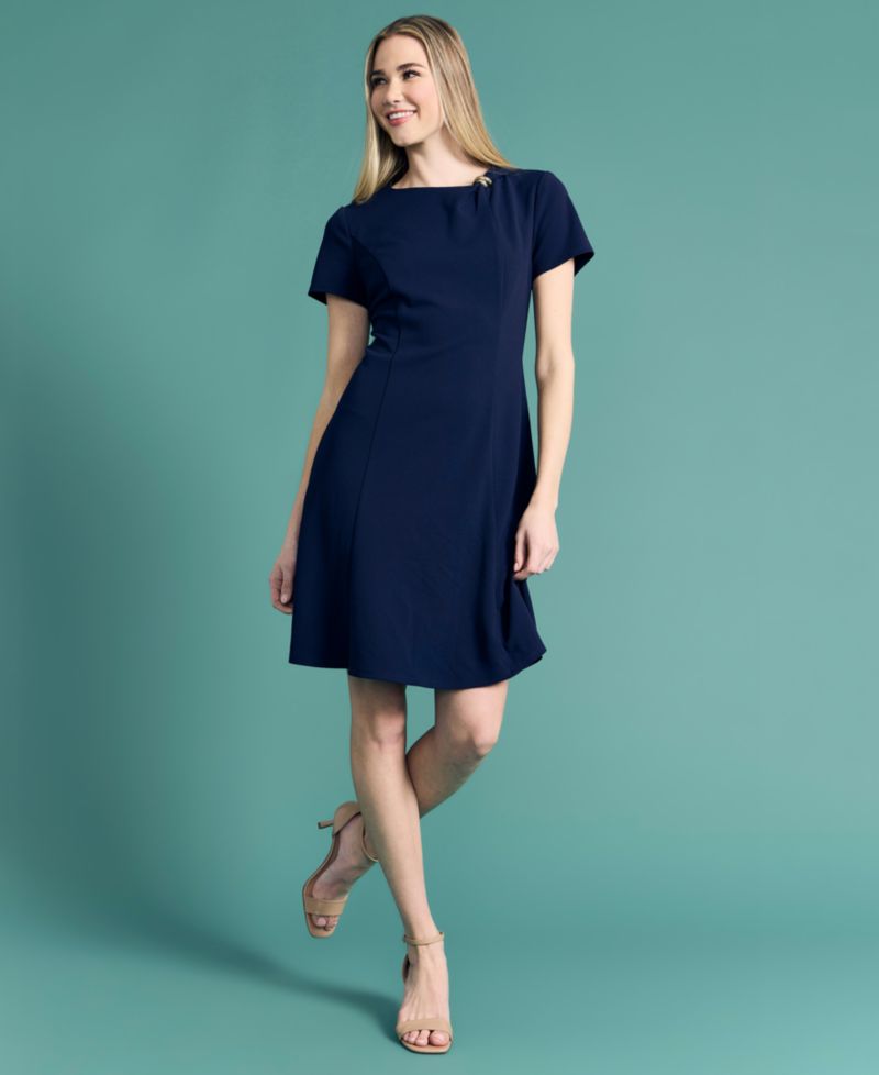 Women's Short-Sleeve Mini Dress