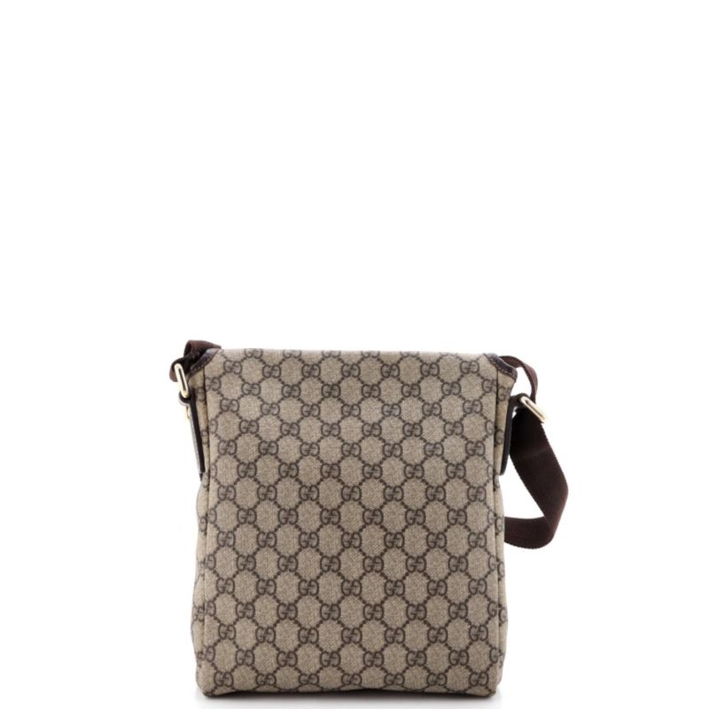 Small Flap Messenger GG Coated Canvas