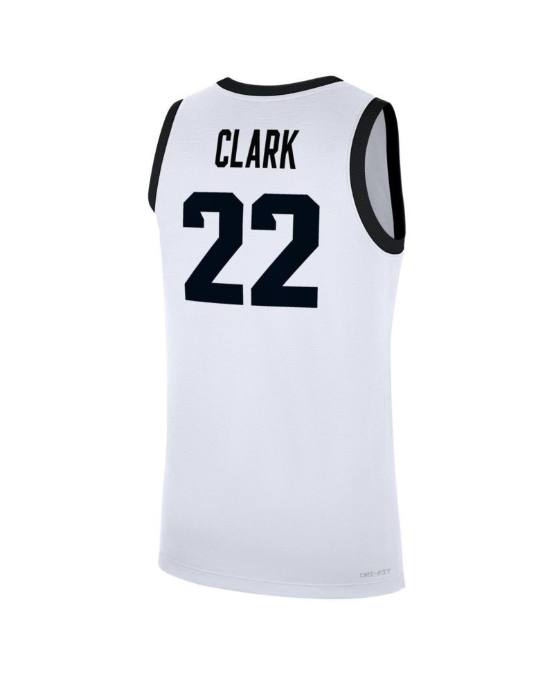 Men's Caitlin Clark White Iowa Hawkeyes Home Women's Basketball Replica Jersey