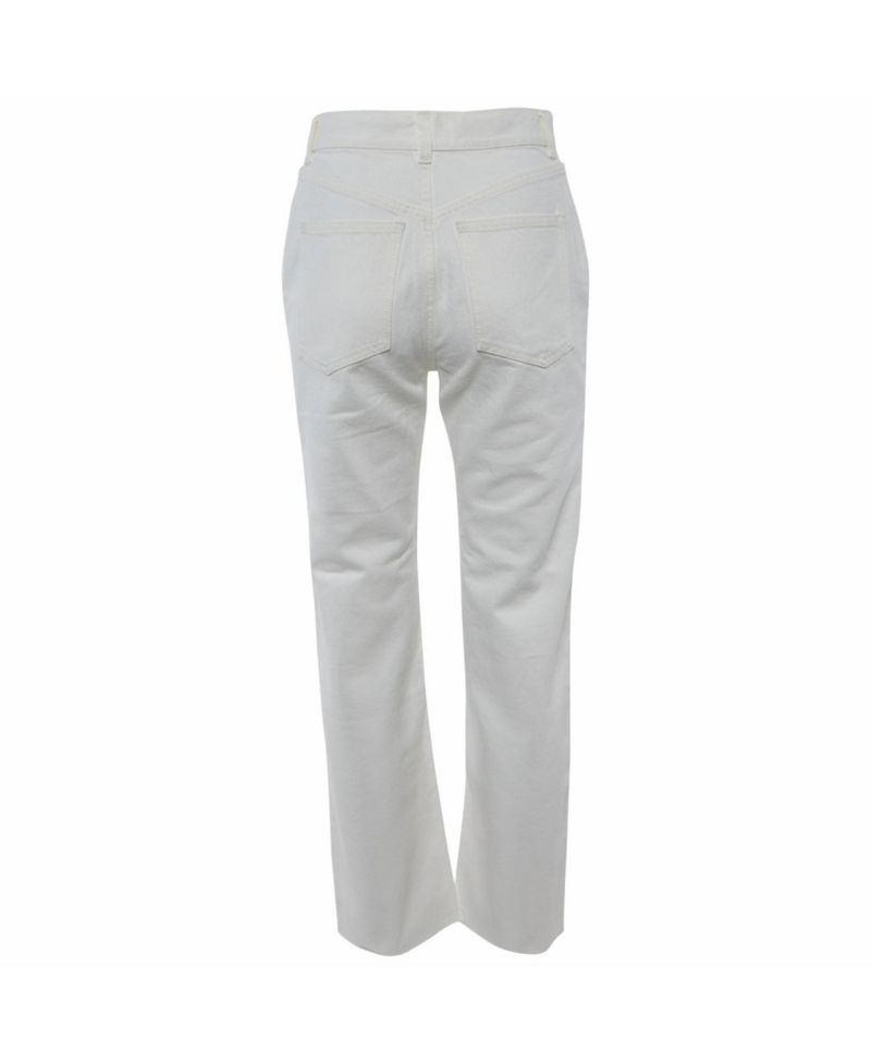 Women's Mid-Rise Straight-Leg Cotton-Blend Jeans