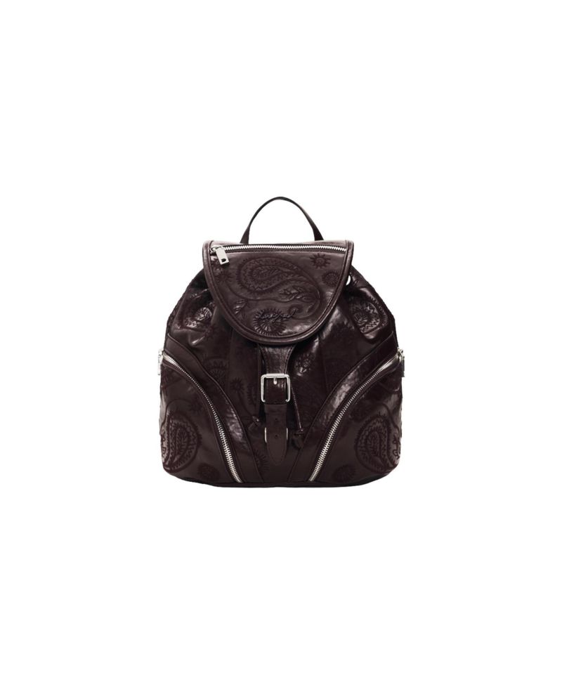 Women's Small leather-effect backpack