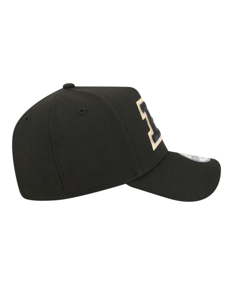 Big Boys and Girls Black Purdue Boilermakers 9FORTY A-Frame Adjustable Hat