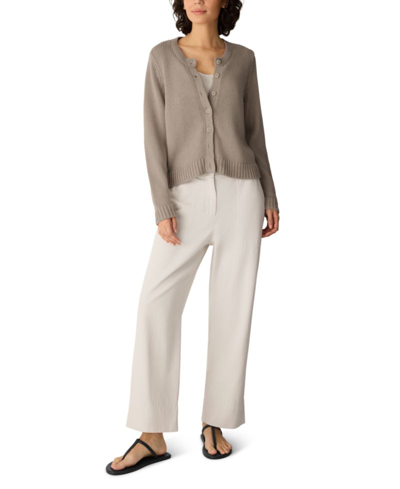 Eileen Fisher Petite Straight Ankle Pant High-Rise Pants