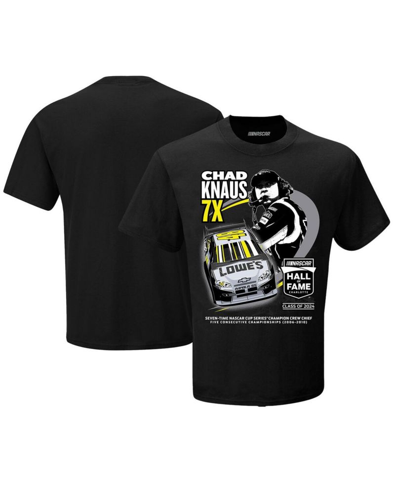 Men's Black Chad Knaus NASCAR Hall of Fame Class of 2024 T-shirt