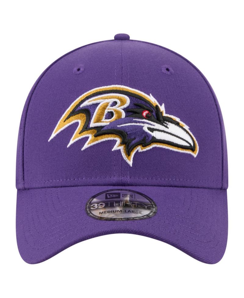 Men's Purple Baltimore Ravens Core Team 39THIRTY Flex Hat