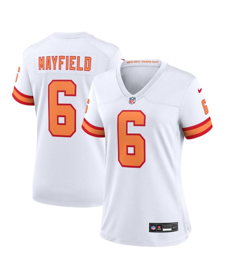 Women's Baker Mayfield White '76 Tampa Bay Buccaneers Game Jersey