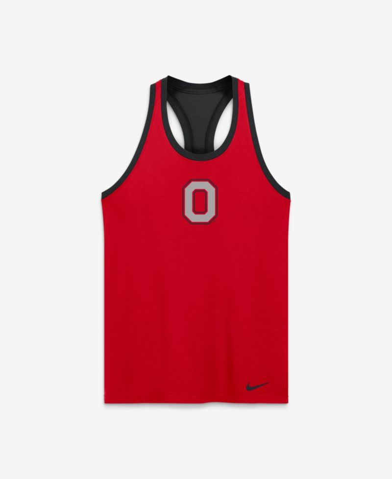 Women's Scarlet Ohio State Buckeyes Racerback Tank Top