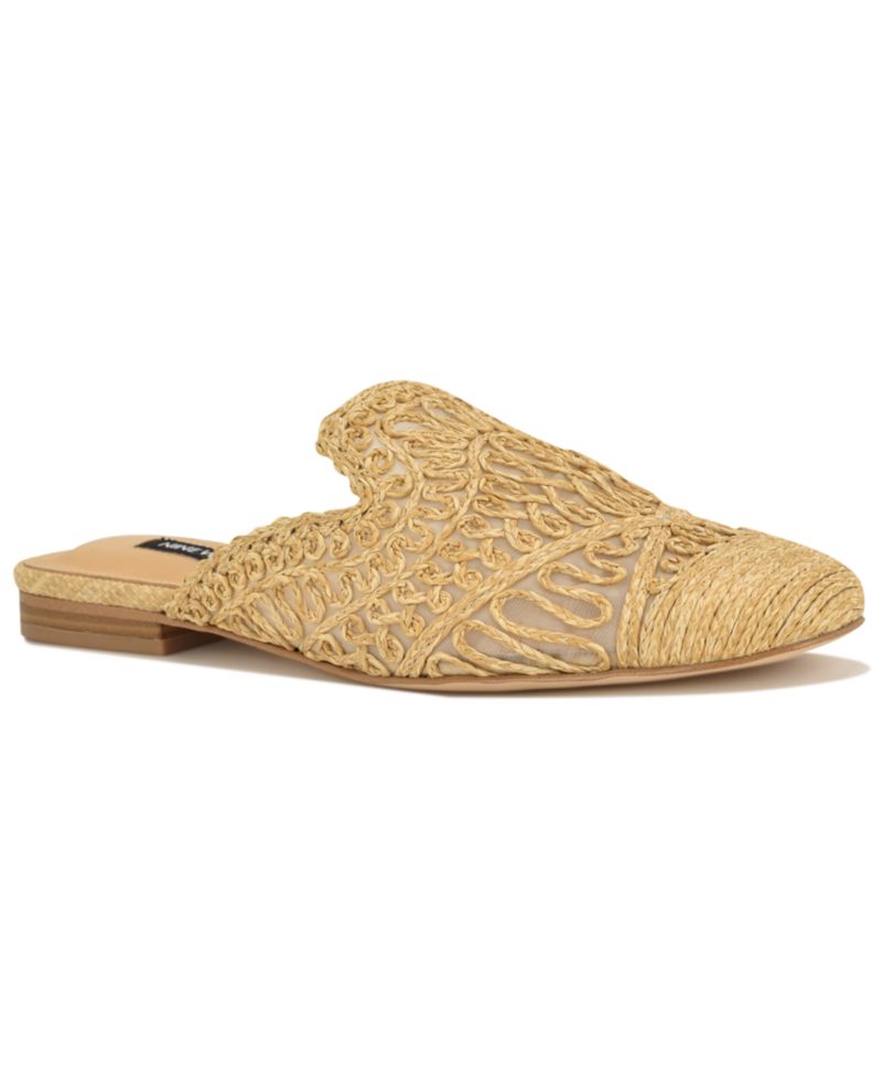Women's Camella Woven Flat Slip-On Mules
