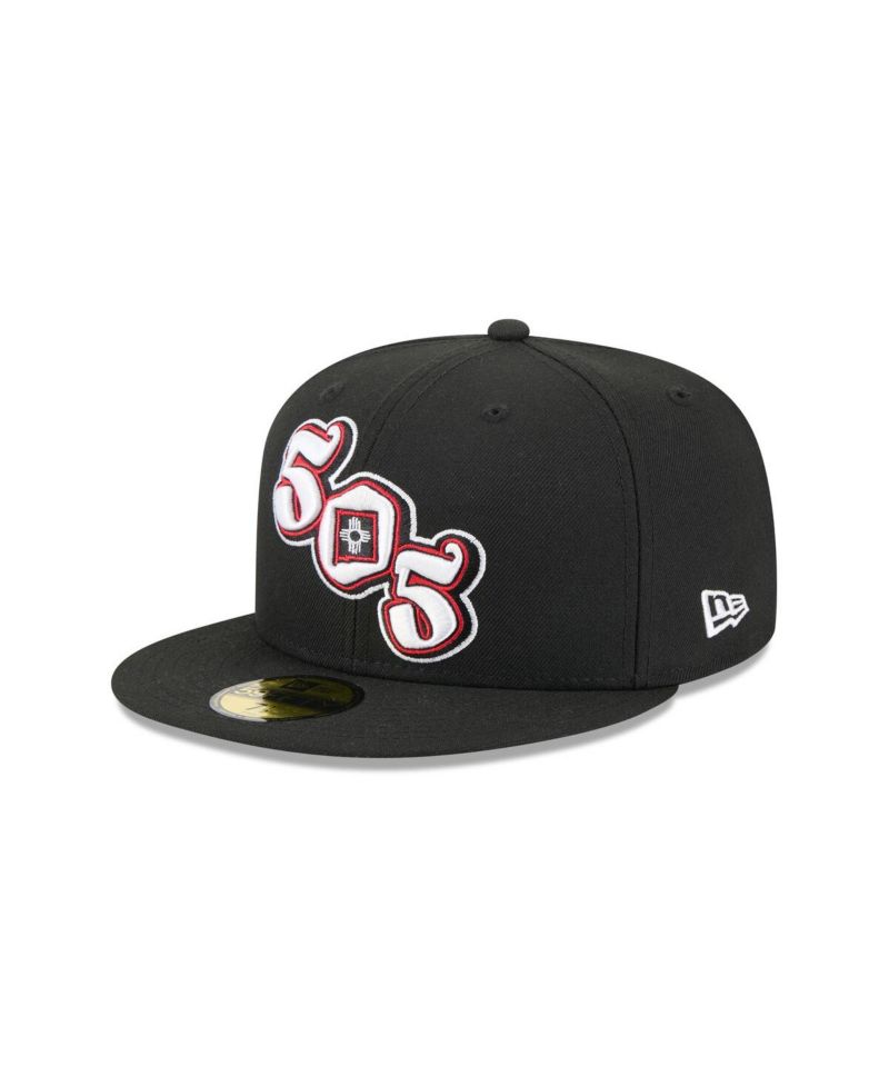 Men's Black Albuquerque Isotopes Theme Nights 59FIFTY Fitted Hat