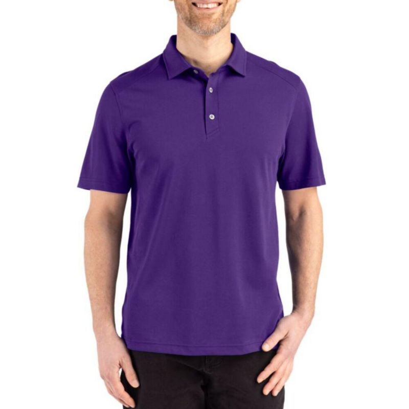 Men's Cutter and Buck Advantage Refresh Epic Confidence Recycled Tri-Blend Pique Polo