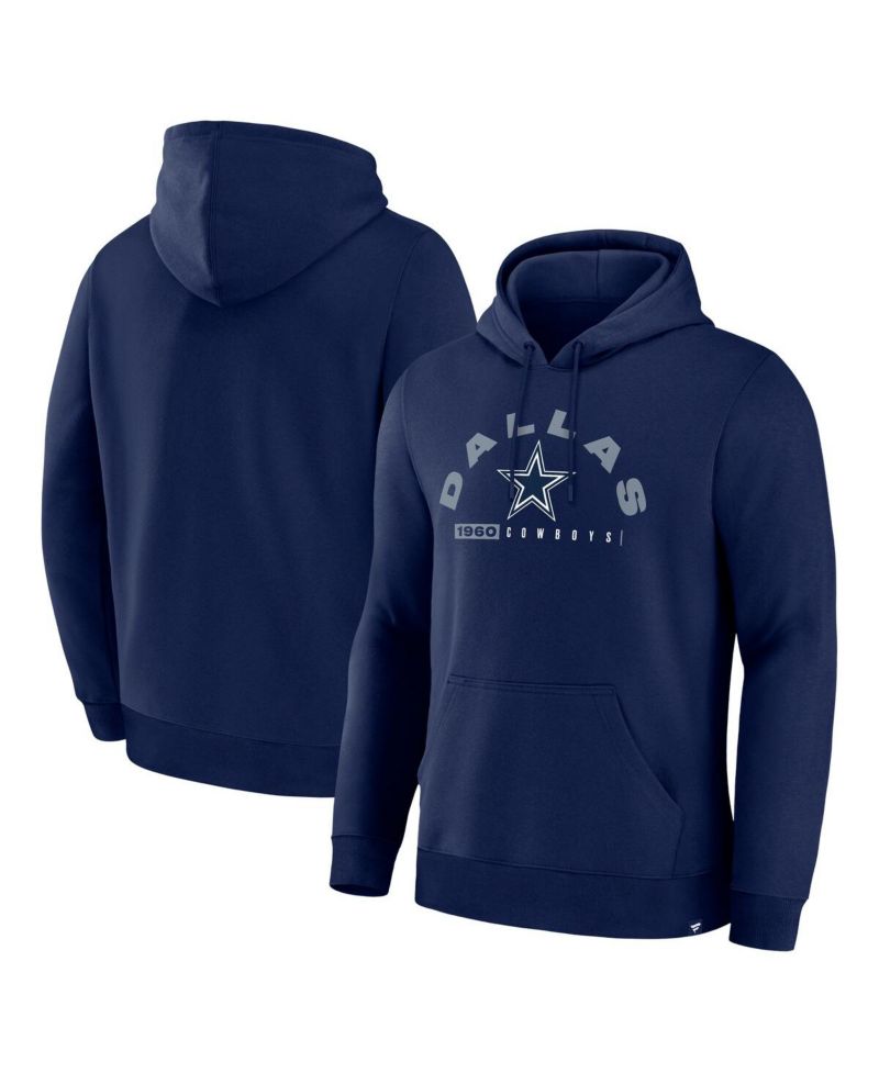 Men's Navy Dallas Cowboys Delay of Game Legacy Pullover Hoodie