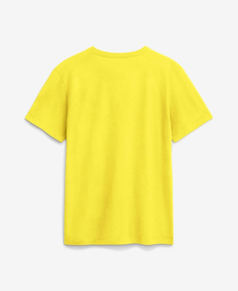 Men's Yellow Oregon Ducks Legacy Stacked Established T-Shirt