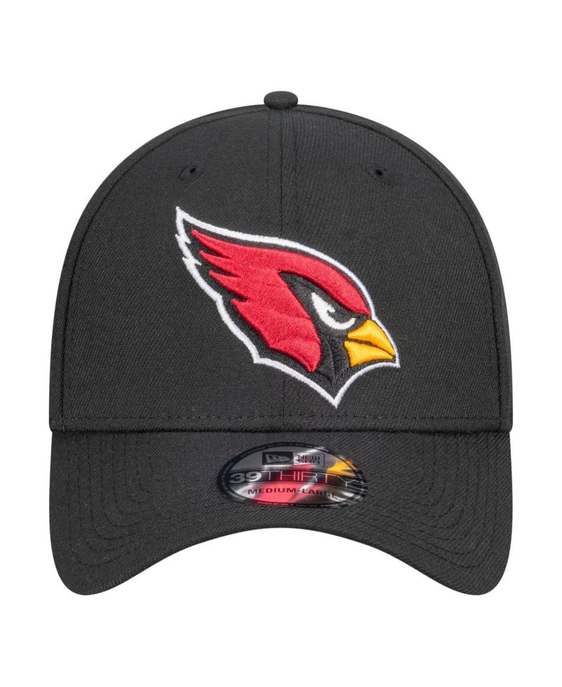 Men's Black Arizona Cardinals Core Team 39THIRTY Flex Hat