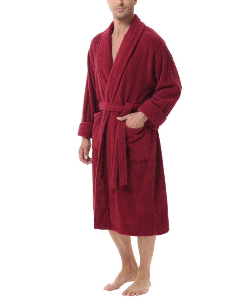 Men's All Cotton Terry Robe