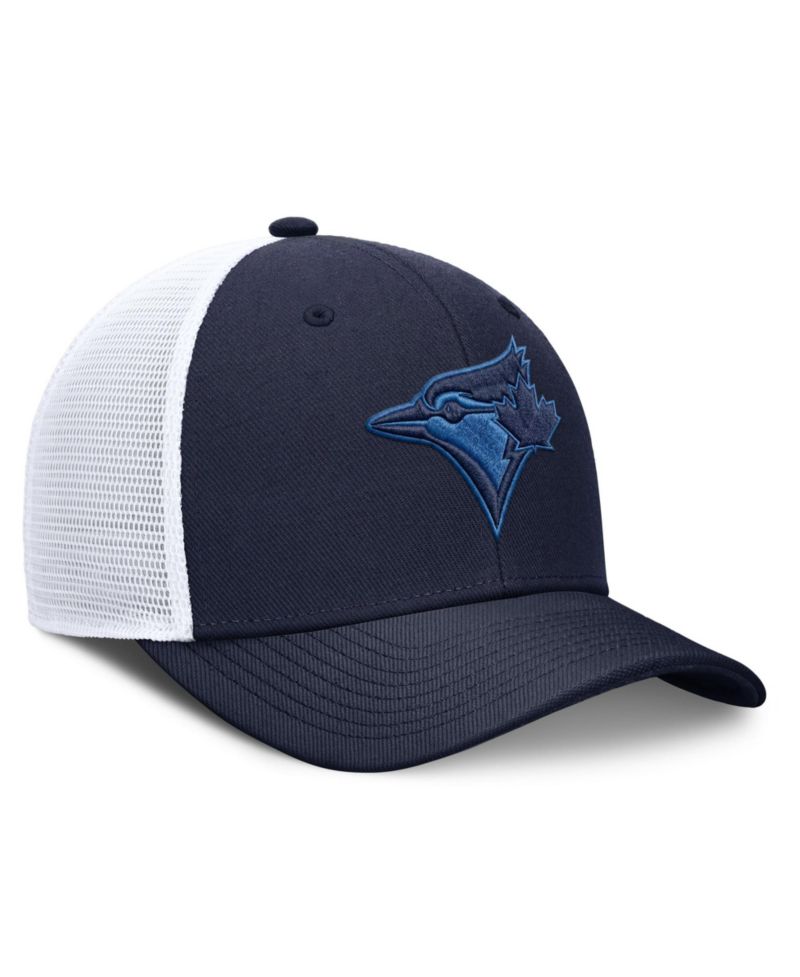 Men's Navy/White Toronto Blue Jays Tonal Rise Trucker Dri-FIT Adjustable Hat