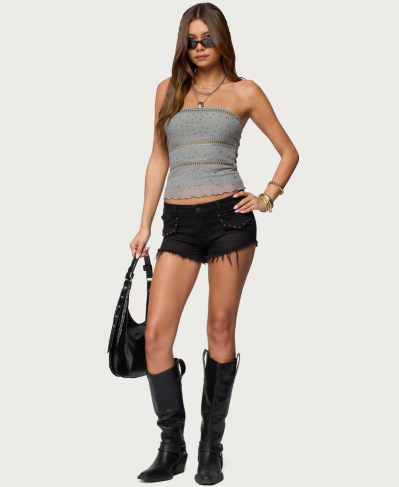 Women's Izetta Embellished Strapless Top