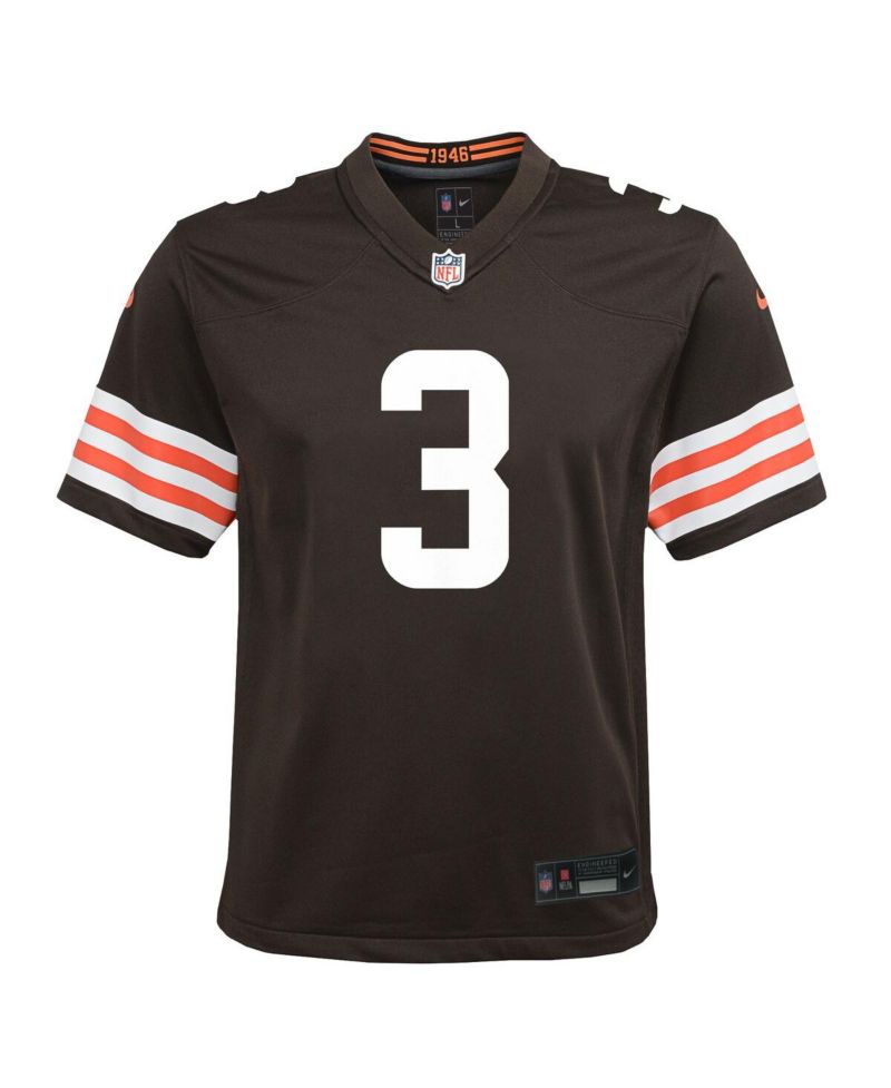 Big Boys and Girls Jerry Jeudy Brown Cleveland Browns Team Game Jersey