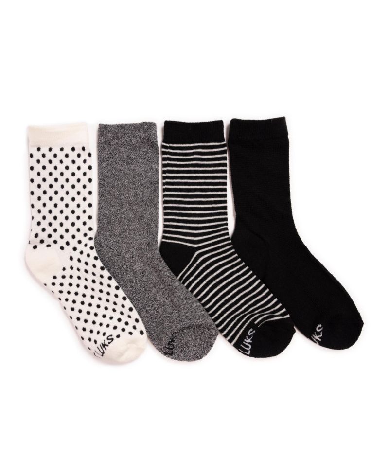 Women's 4 Pair Pack Dream Step Crew Socks