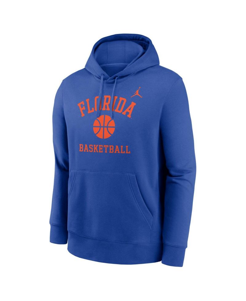Men's Royal Florida Gators Basketball Arch Pullover Hoodie